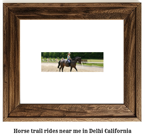 horse trail rides near me in Delhi, California